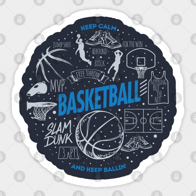 Basketball Sticker by slawisa